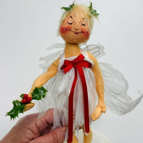 Vintage Annalee Standing Christmas Angels 1989 & 1994 7"-9" Tall Pair of 2 USA - Picture 2 of 11